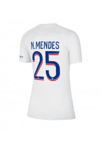 Paris Saint-Germain Nuno Mendes #25 Fotballdrakt Tredje Klær Dame 2022-23 Korte ermer